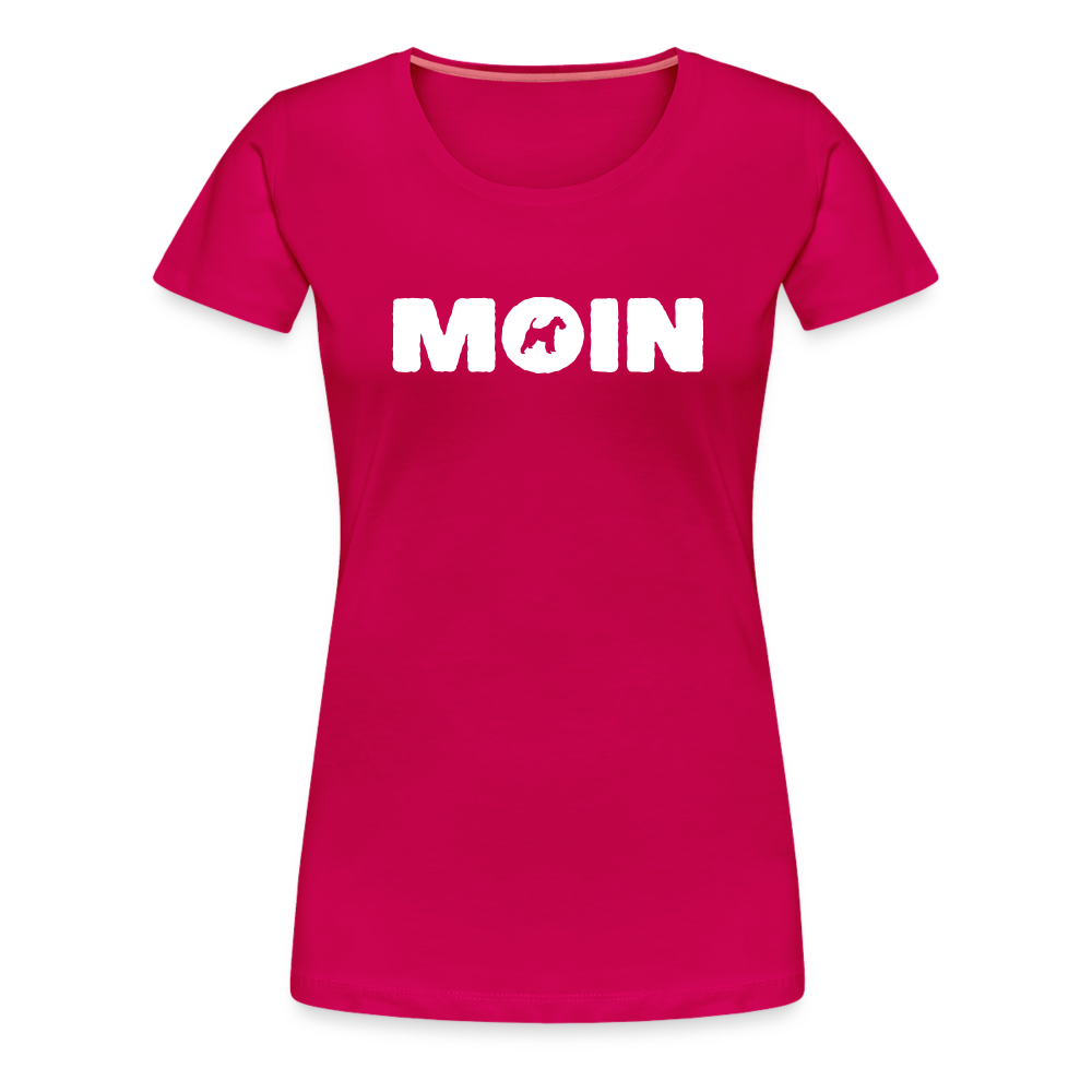 Women’s Premium T-Shirt - Drahthaar Foxterrier - Moin - dunkles Pink