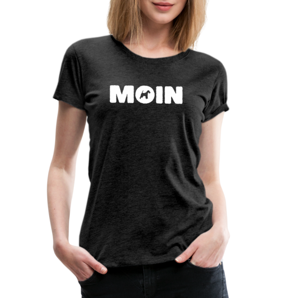 Women’s Premium T-Shirt - Drahthaar Foxterrier - Moin - Anthrazit