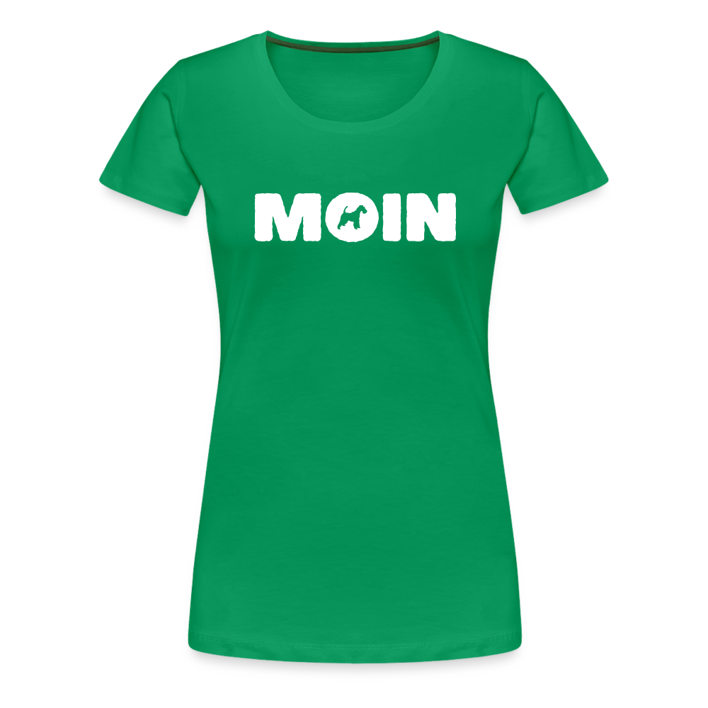 Women’s Premium T-Shirt - Drahthaar Foxterrier - Moin - Kelly Green
