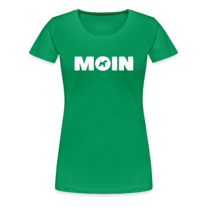 Women’s Premium T-Shirt - Drahthaar Foxterrier - Moin - Kelly Green