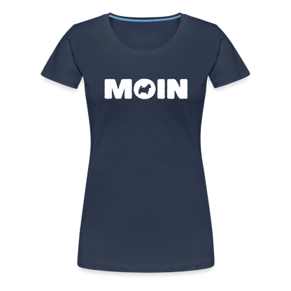 Women’s Premium T-Shirt - Norwich Terrier - Moin - Navy