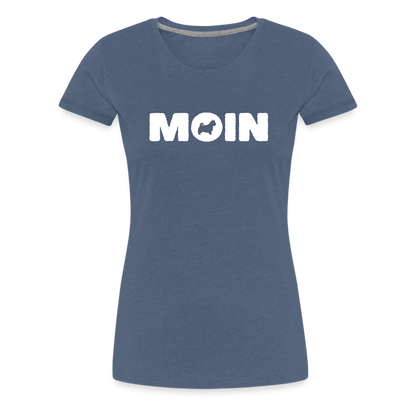 Women’s Premium T-Shirt - Norwich Terrier - Moin - Blau meliert