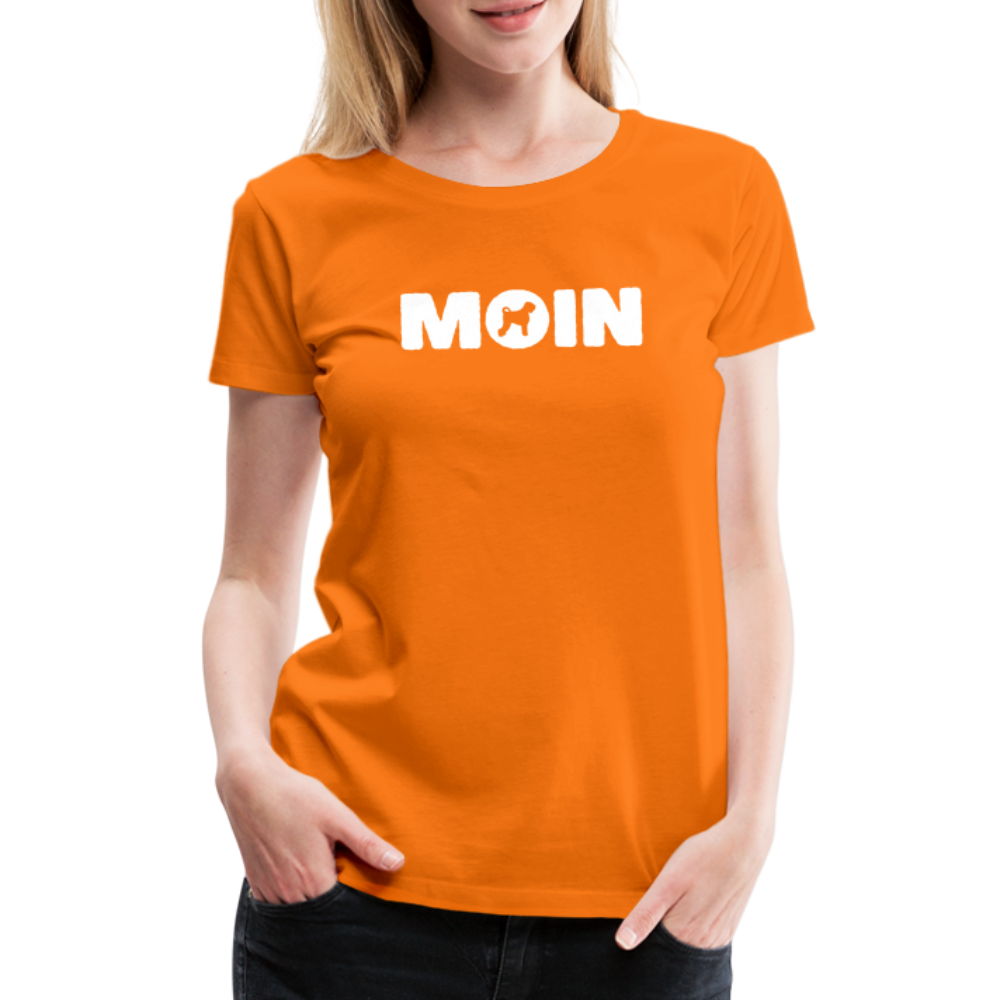 Women’s Premium T-Shirt - Schwarzer Russischer Terrier - Moin - Orange