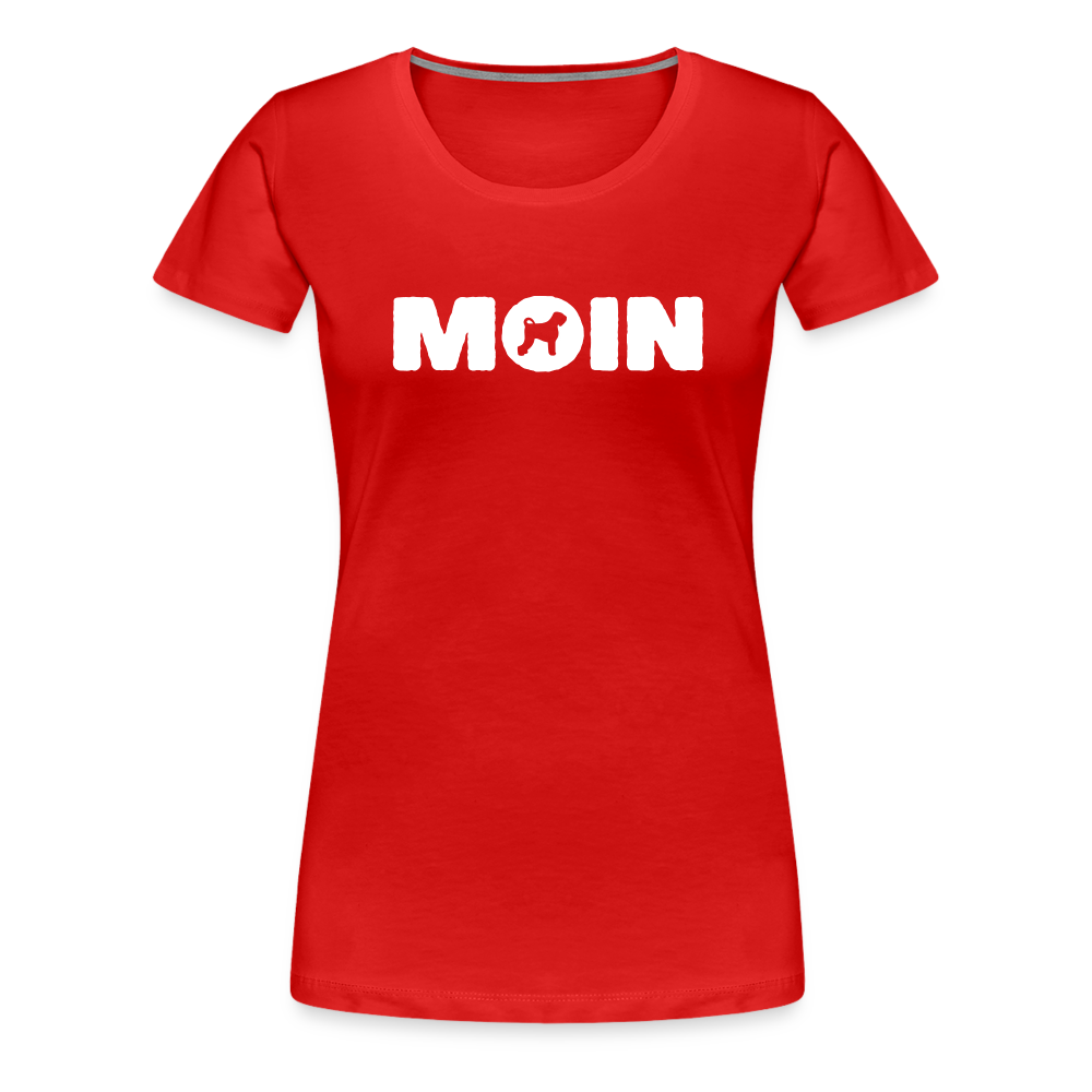 Women’s Premium T-Shirt - Schwarzer Russischer Terrier - Moin - Rot