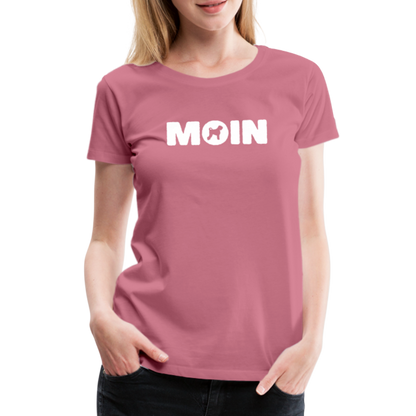 Women’s Premium T-Shirt - Schwarzer Russischer Terrier - Moin - Malve