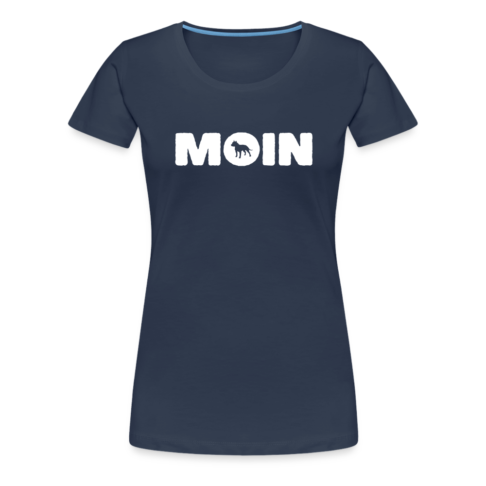 Women’s Premium T-Shirt - American Staffordshire Terrier - Moin - Navy