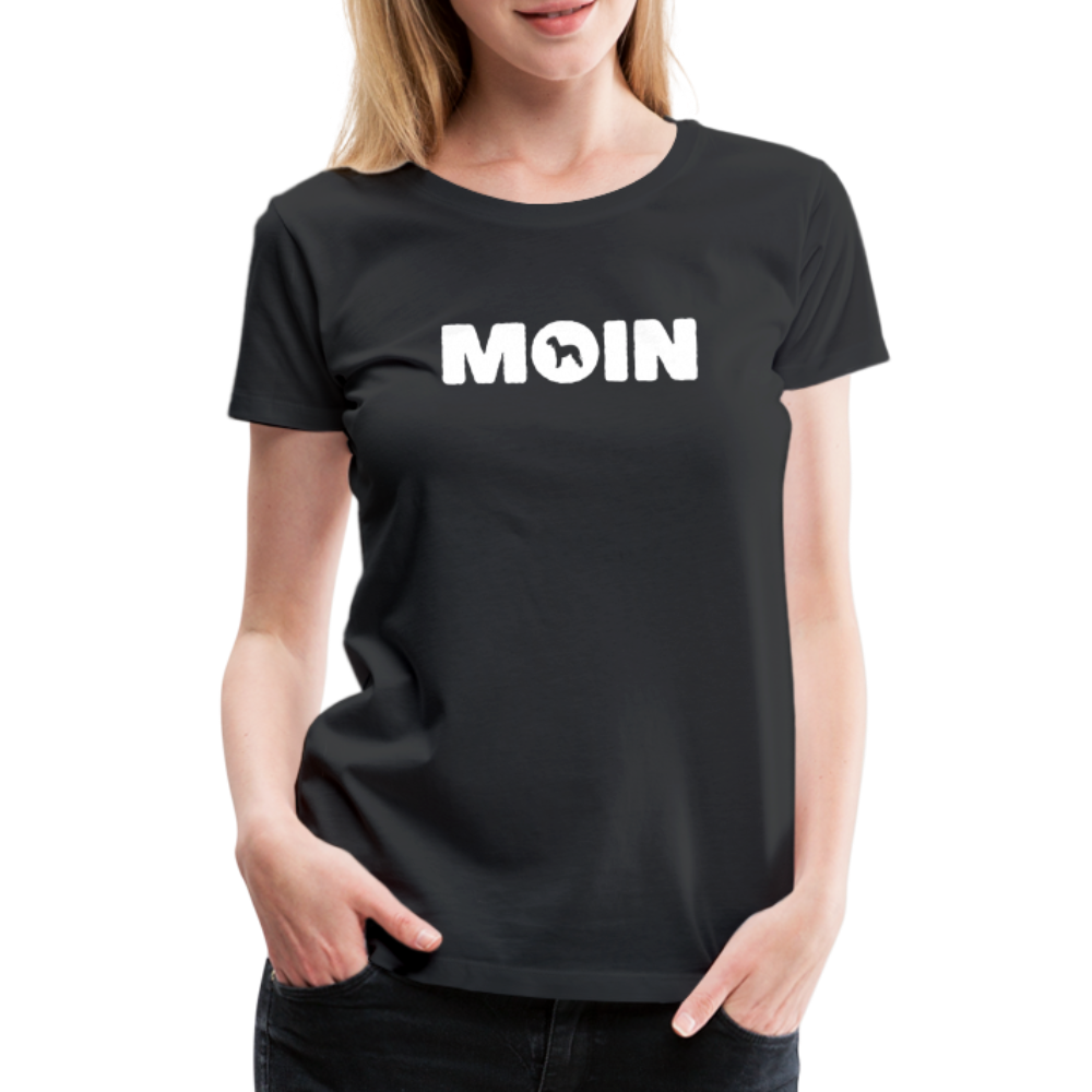 Women’s Premium T-Shirt - Bedlington Terrier - Moin - Schwarz