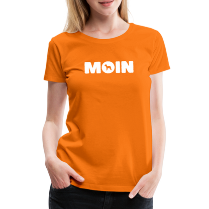 Women’s Premium T-Shirt - Bedlington Terrier - Moin - Orange