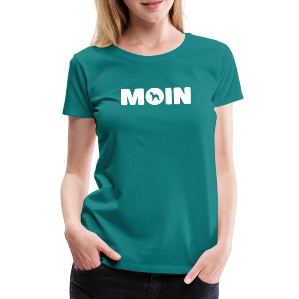 Women’s Premium T-Shirt - Bedlington Terrier - Moin - Divablau