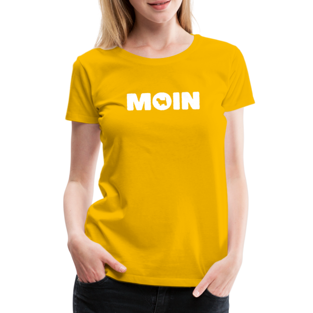 Women’s Premium T-Shirt - Irish Glen of Imaal Terrier - Moin - Sonnengelb