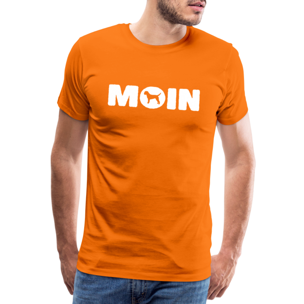 Border Terrier - Moin | Männer Premium T-Shirt - Orange
