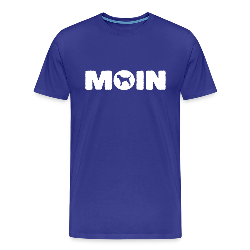 Border Terrier - Moin | Männer Premium T-Shirt - Königsblau