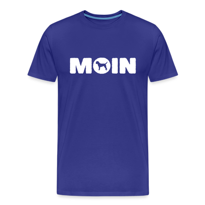 Border Terrier - Moin | Männer Premium T-Shirt - Königsblau