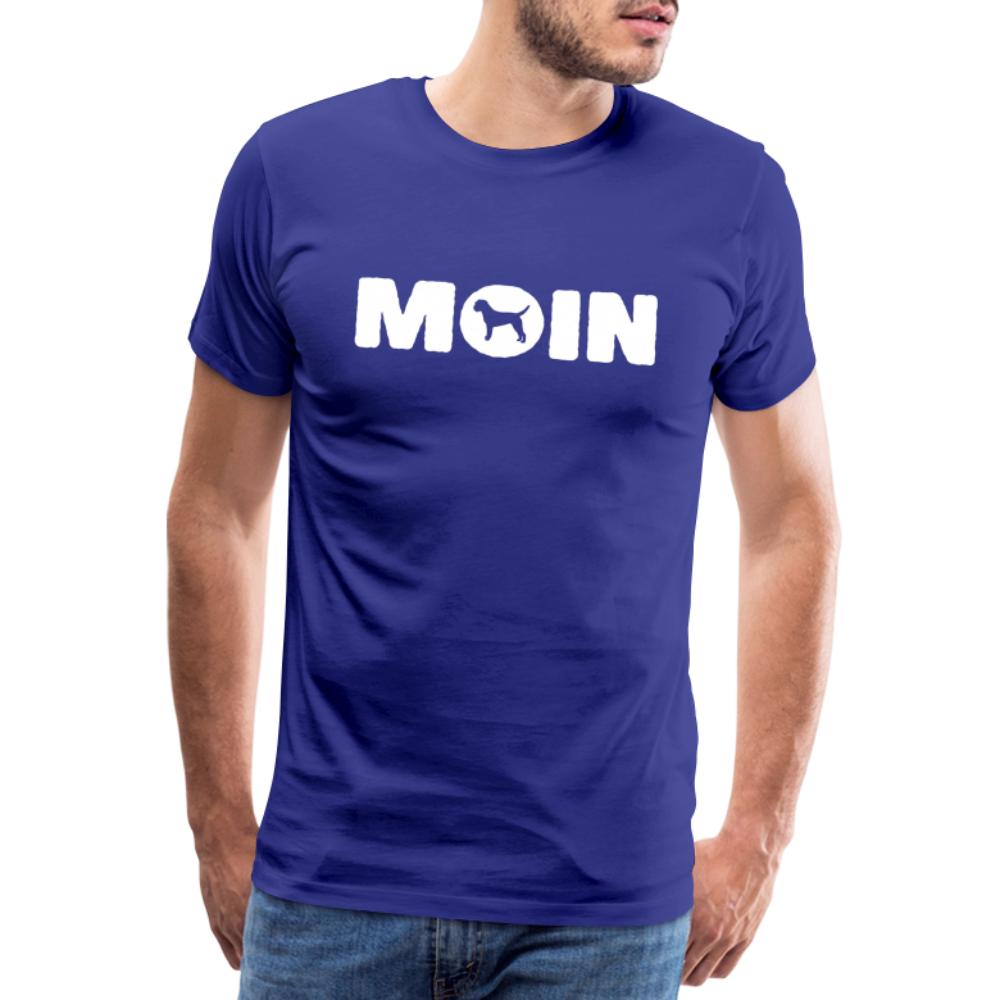 Border Terrier - Moin | Männer Premium T-Shirt - Königsblau