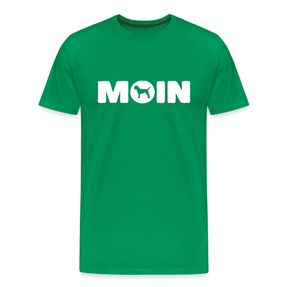 Border Terrier - Moin | Männer Premium T-Shirt - Kelly Green