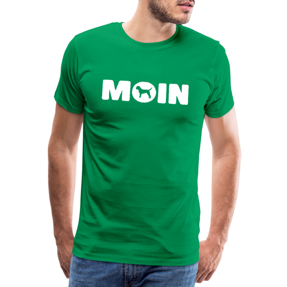 Border Terrier - Moin | Männer Premium T-Shirt - Kelly Green