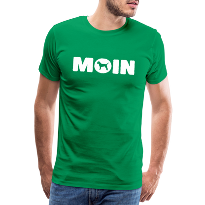 Border Terrier - Moin | Männer Premium T-Shirt - Kelly Green