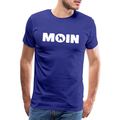 Airedale Terrier - Moin | Männer Premium T-Shirt - Königsblau