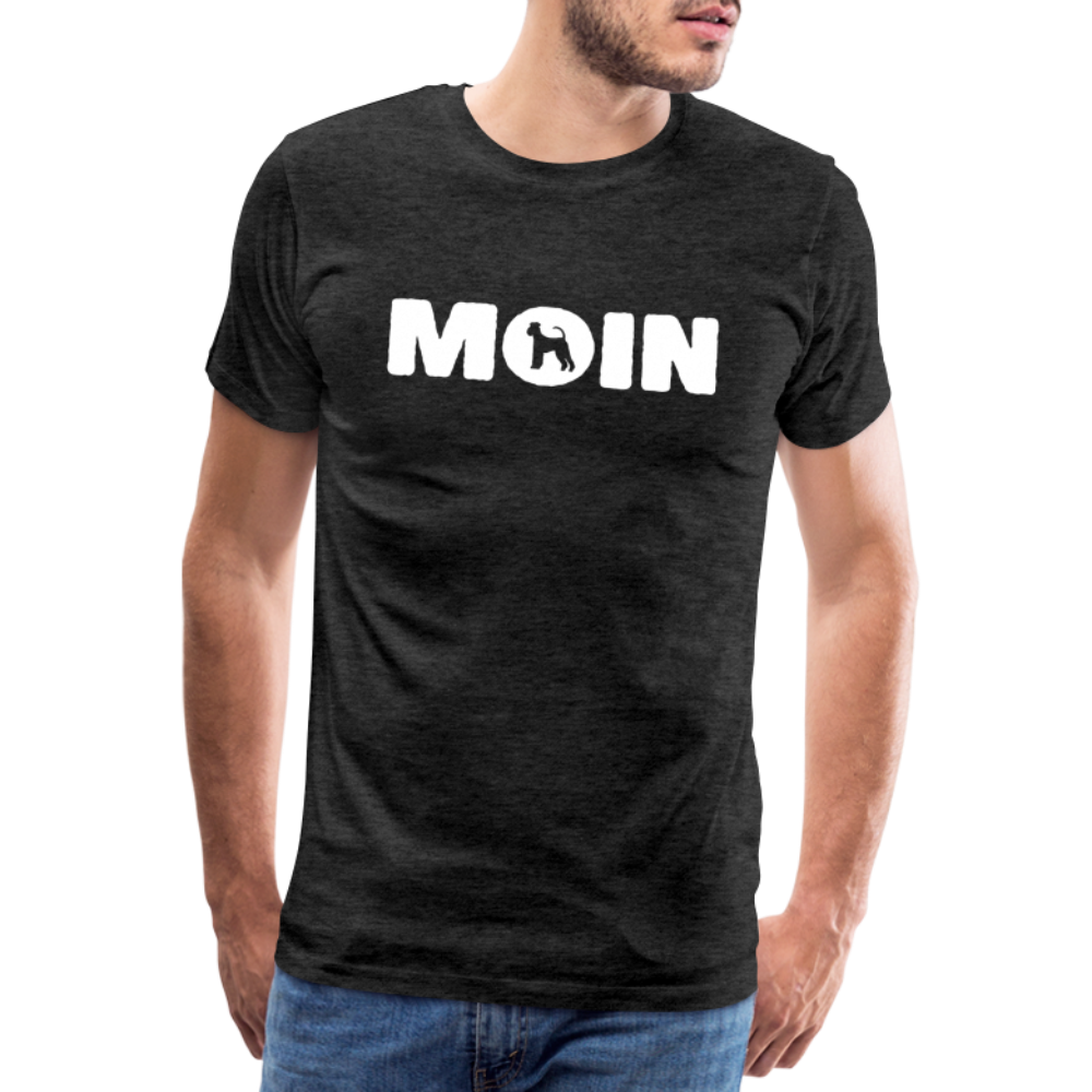 Airedale Terrier - Moin | Männer Premium T-Shirt - Anthrazit