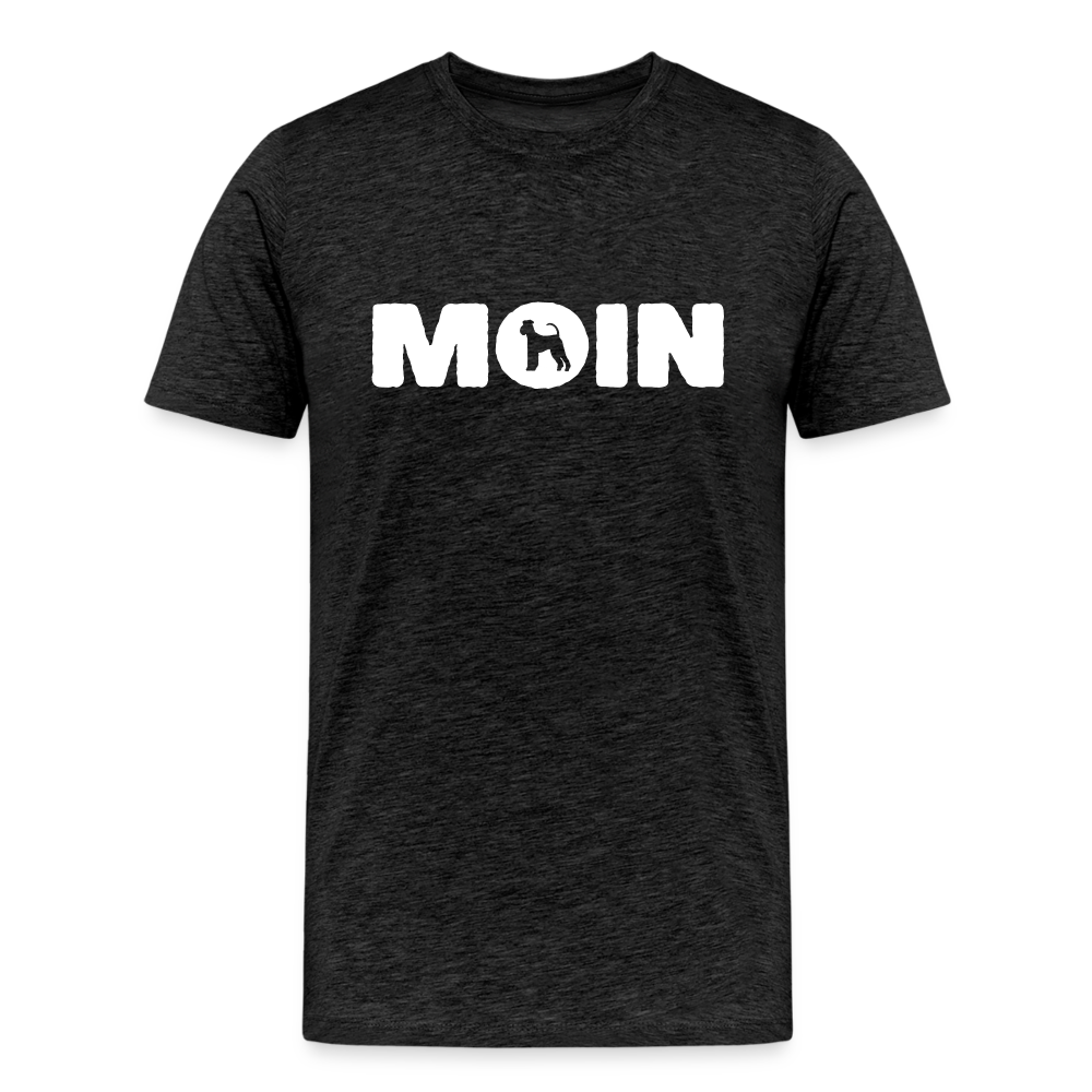 Airedale Terrier - Moin | Männer Premium T-Shirt - Anthrazit