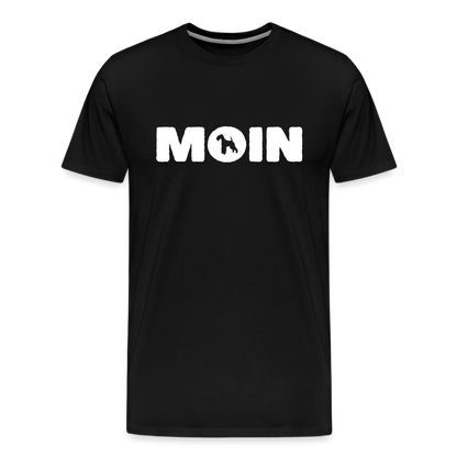 Lakeland Terrier - Moin | Männer Premium T-Shirt - Schwarz