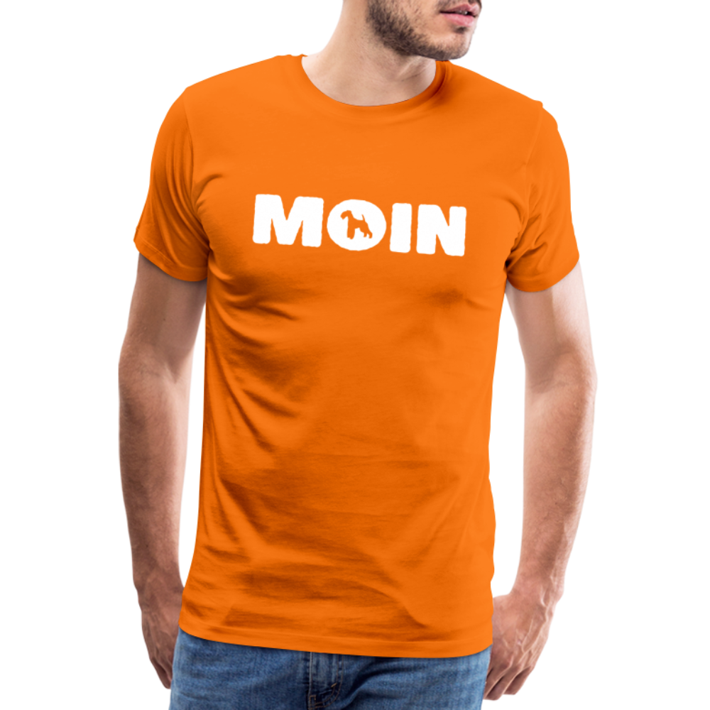 Lakeland Terrier - Moin | Männer Premium T-Shirt - Orange