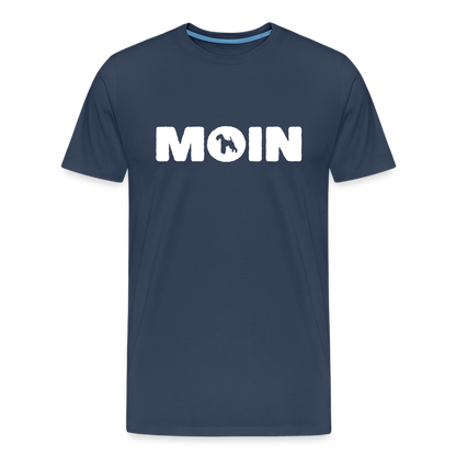Lakeland Terrier - Moin | Männer Premium T-Shirt - Navy