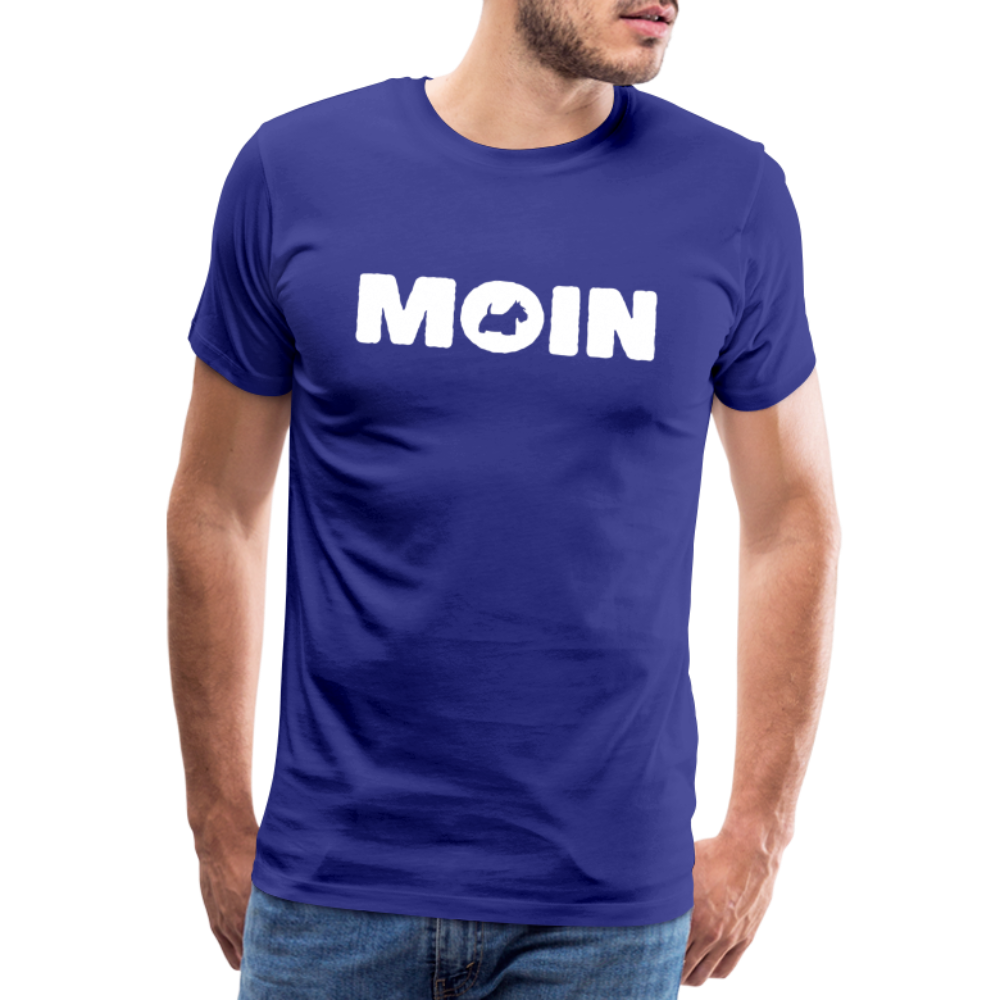 Scottish Terrier - Moin | Männer Premium T-Shirt - Königsblau