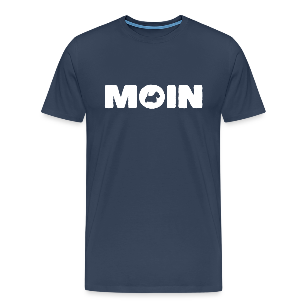 Scottish Terrier - Moin | Männer Premium T-Shirt - Navy