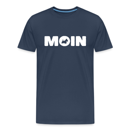 Scottish Terrier - Moin | Männer Premium T-Shirt - Navy