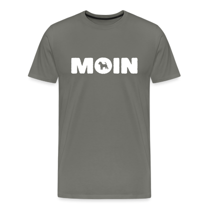 Jack Russell Terrier - Moin | Männer Premium T-Shirt - Asphalt