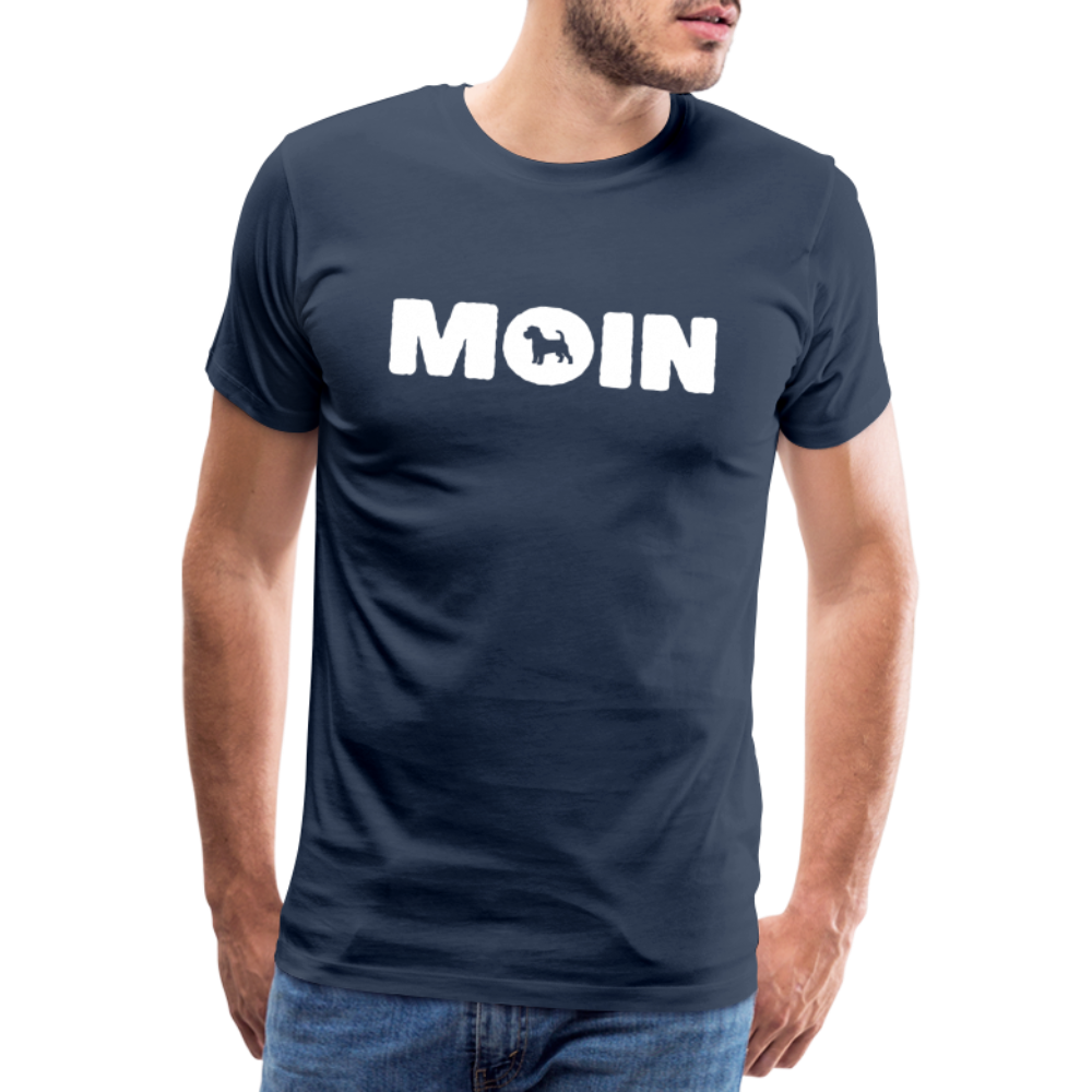 Jack Russell Terrier - Moin | Männer Premium T-Shirt - Navy