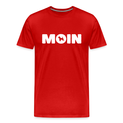 Jack Russell Terrier - Moin | Männer Premium T-Shirt - Rot