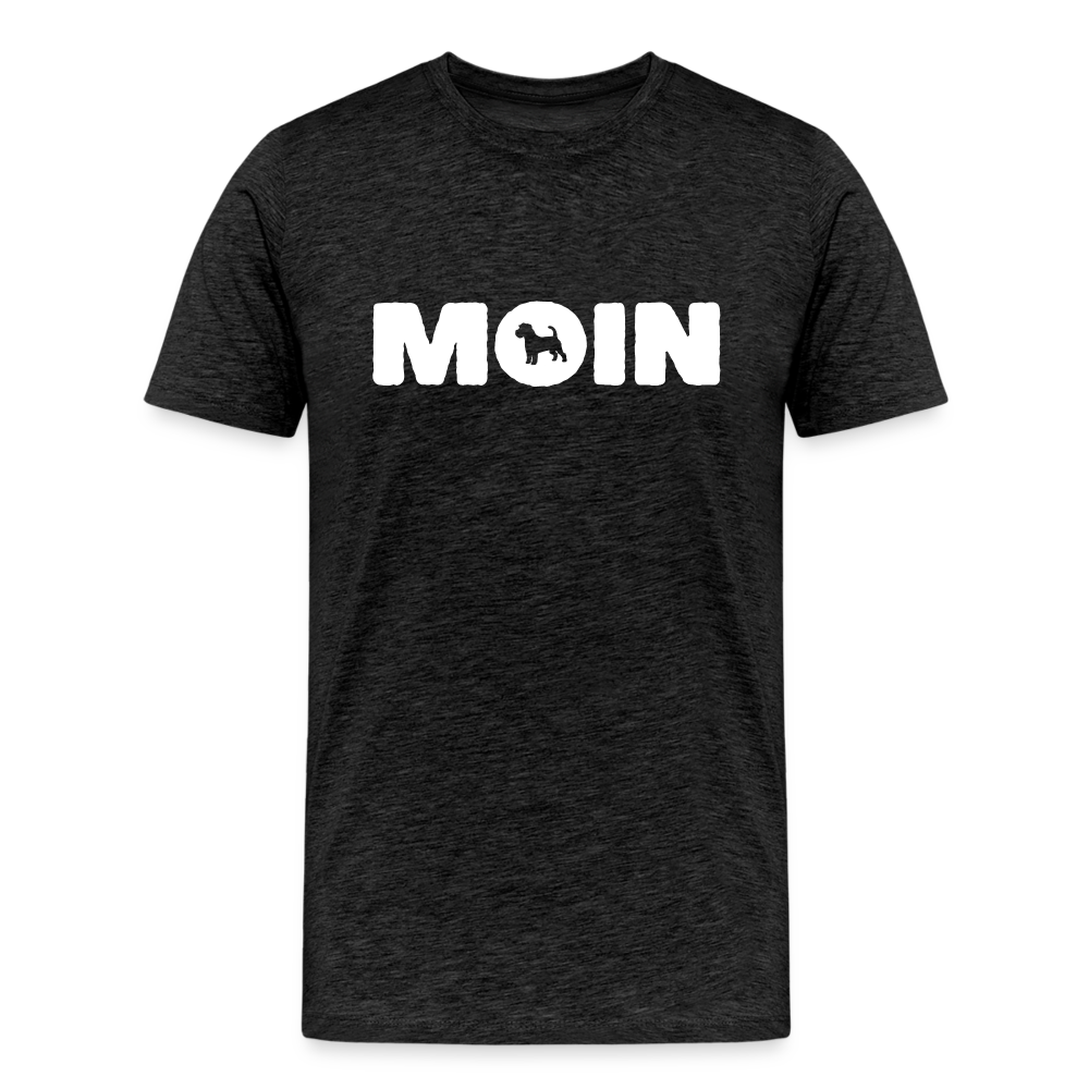 Jack Russell Terrier - Moin | Männer Premium T-Shirt - Anthrazit