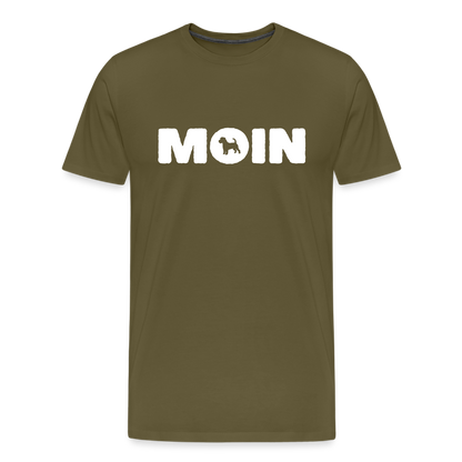 Jack Russell Terrier - Moin | Männer Premium T-Shirt - Khaki
