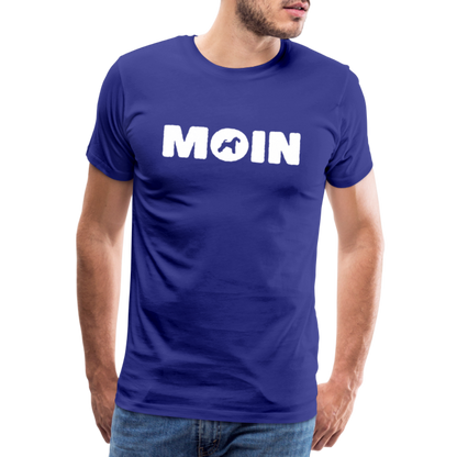 Kerry Blue Terrier - Moin | Männer Premium T-Shirt - Königsblau