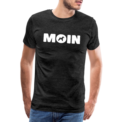 Kerry Blue Terrier - Moin | Männer Premium T-Shirt - Anthrazit