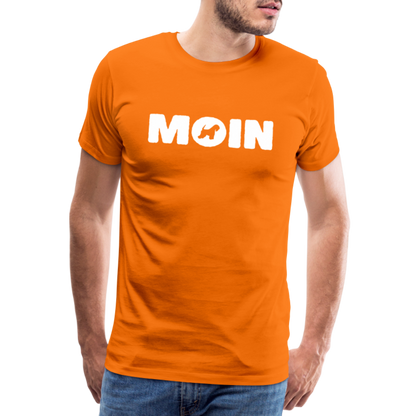 Irish Soft Coated Wheaten Terrier - Moin | Männer Premium T-Shirt - Orange