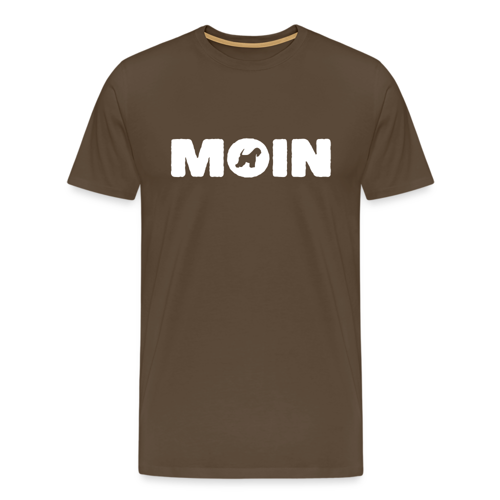 Irish Soft Coated Wheaten Terrier - Moin | Männer Premium T-Shirt - Edelbraun