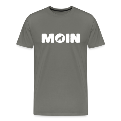 Welsh Terrier - Moin | Männer Premium T-Shirt - Asphalt