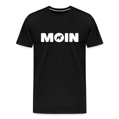 Drahthaar Foxterrier - Moin | Männer Premium T-Shirt - Schwarz
