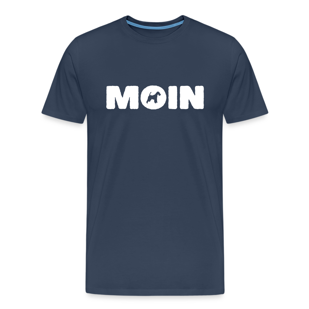 Drahthaar Foxterrier - Moin | Männer Premium T-Shirt - Navy