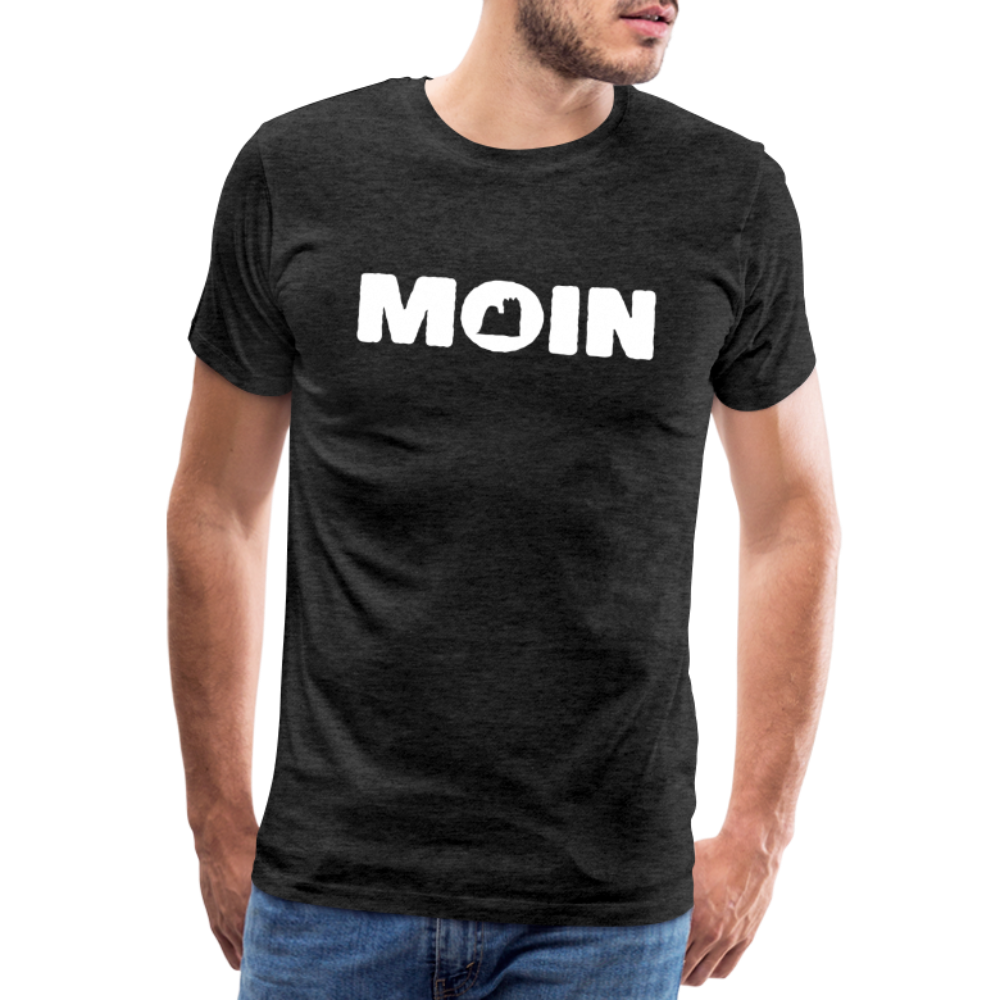 Yorkshire Terrier - Moin | Männer Premium T-Shirt - Anthrazit