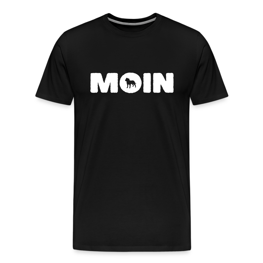 Staffordshire Bull Terrier - Moin | Männer Premium T-Shirt - Schwarz