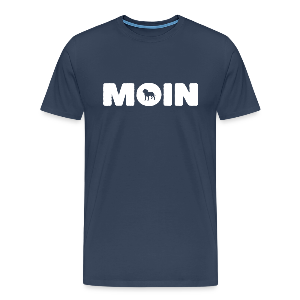 Staffordshire Bull Terrier - Moin | Männer Premium T-Shirt - Navy