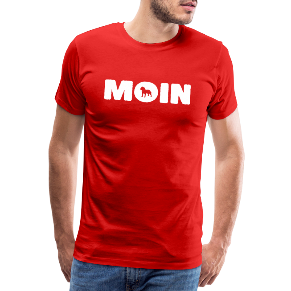 Staffordshire Bull Terrier - Moin | Männer Premium T-Shirt - Rot