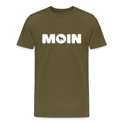 Staffordshire Bull Terrier - Moin | Männer Premium T-Shirt - Khaki