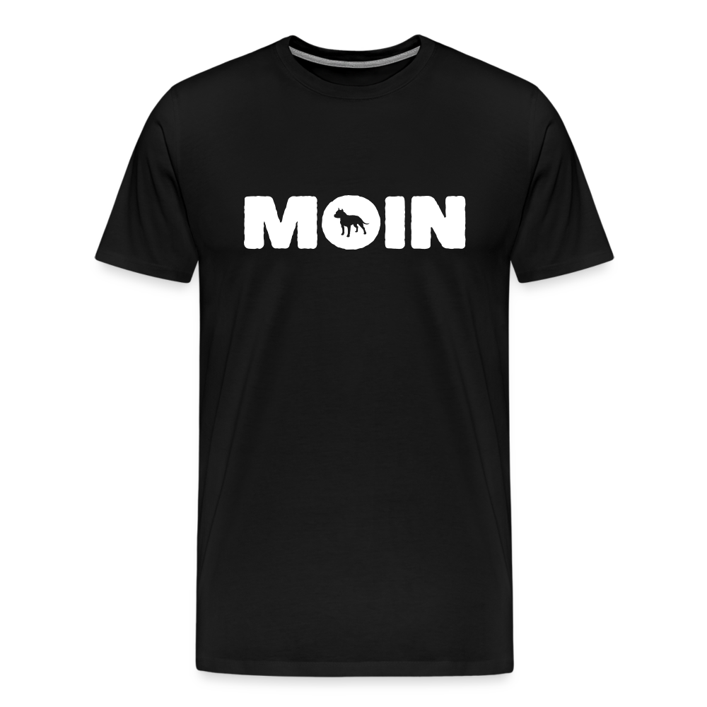 American Staffordshire Terrier - Moin | Männer Premium T-Shirt - Schwarz