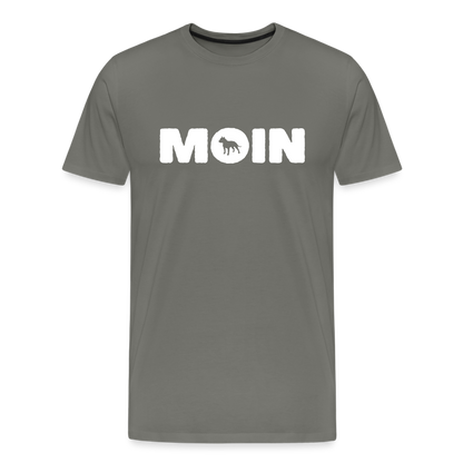 American Staffordshire Terrier - Moin | Männer Premium T-Shirt - Asphalt