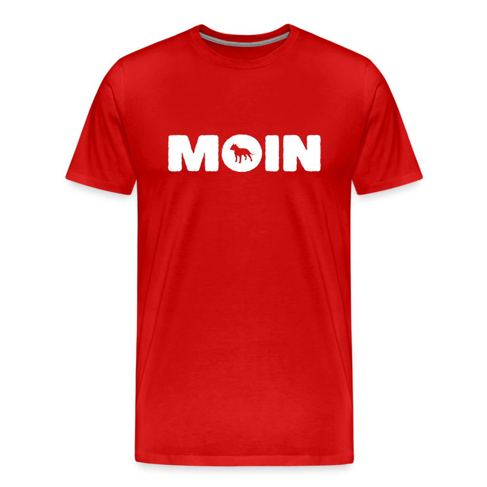 American Staffordshire Terrier - Moin | Männer Premium T-Shirt - Rot